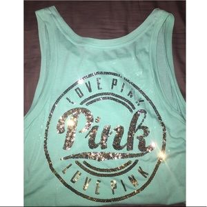 VS PINK sequined tank